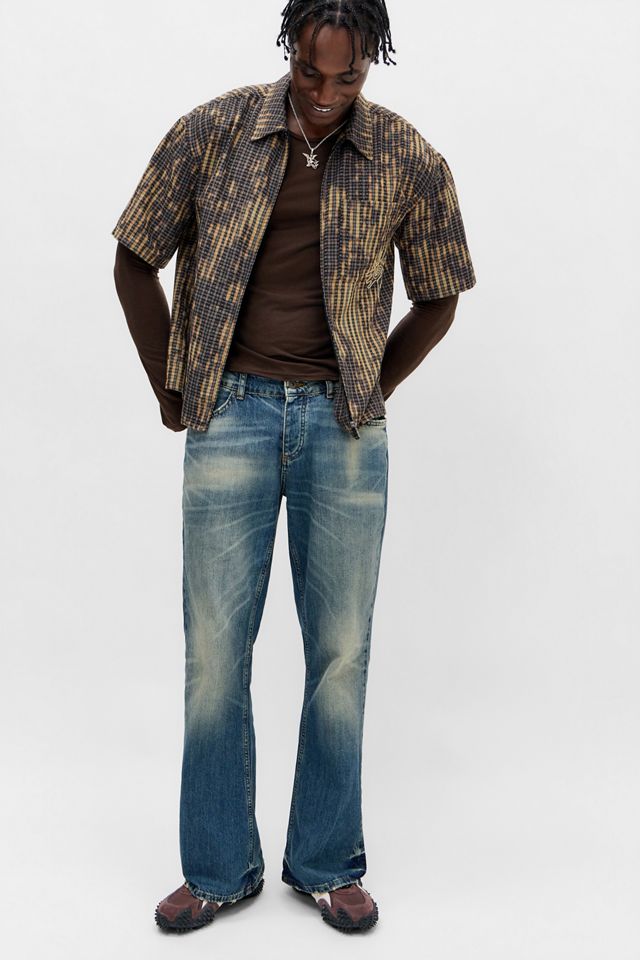 Jaded London Jude Blue Mid Wash Bootcut Jeans #2