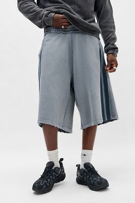 Short de jogging Jaded London gris délavé à rayures