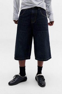 Jaded London Jorts Colossus Indigo Stropicciati