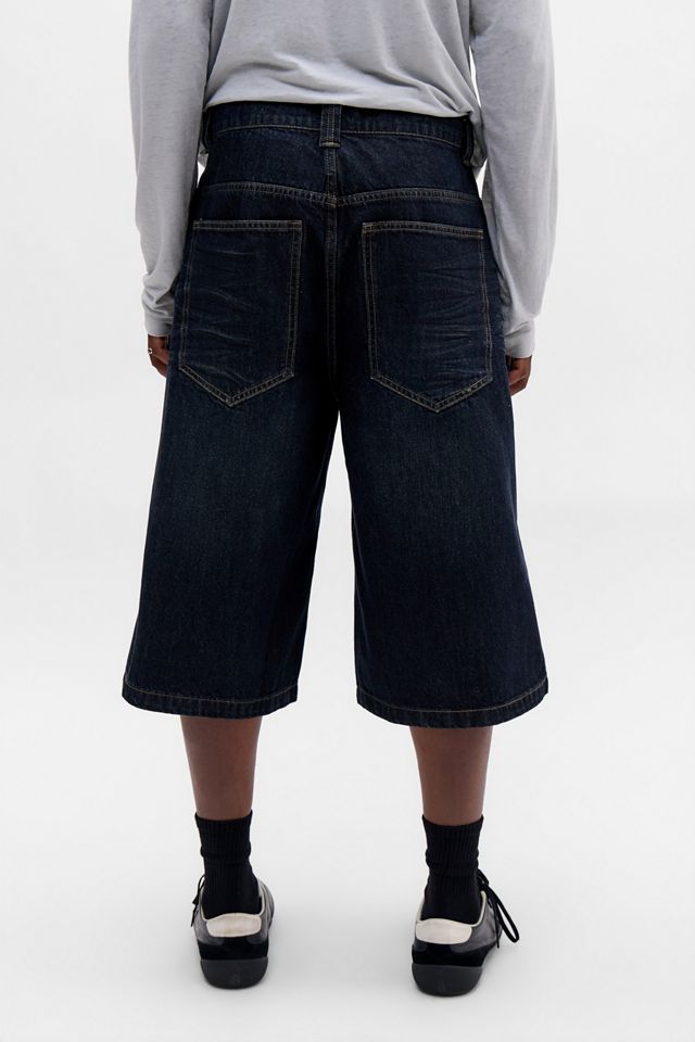 Short en jean froissé Colossus Indigo Jaded London #3