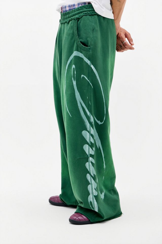 Pantalon de jogging droit vert Divine Airbrush Jaded London #2