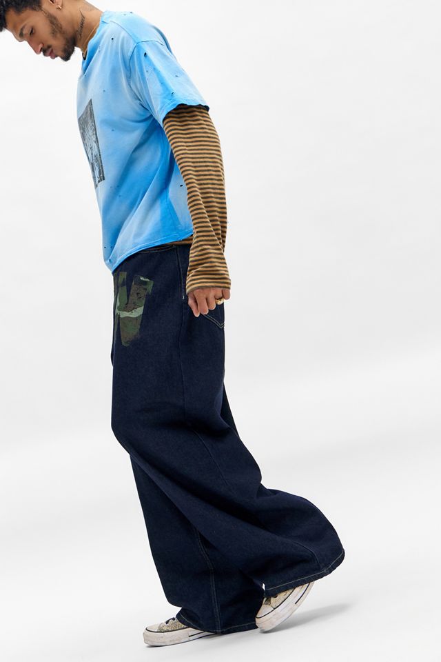 Jaded London Camo Applique Baggy Jeans #4