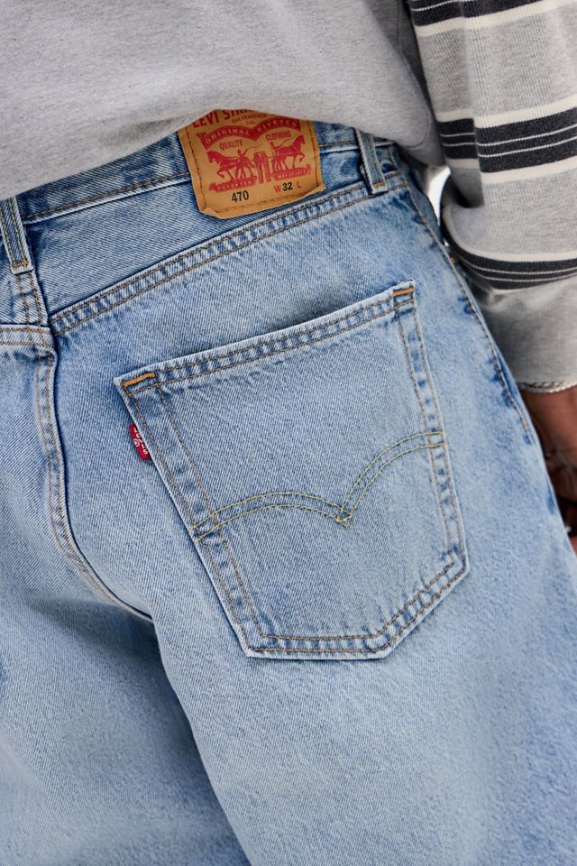 Levi's Sunrise Morning 470 Baggy Denim Shorts #2