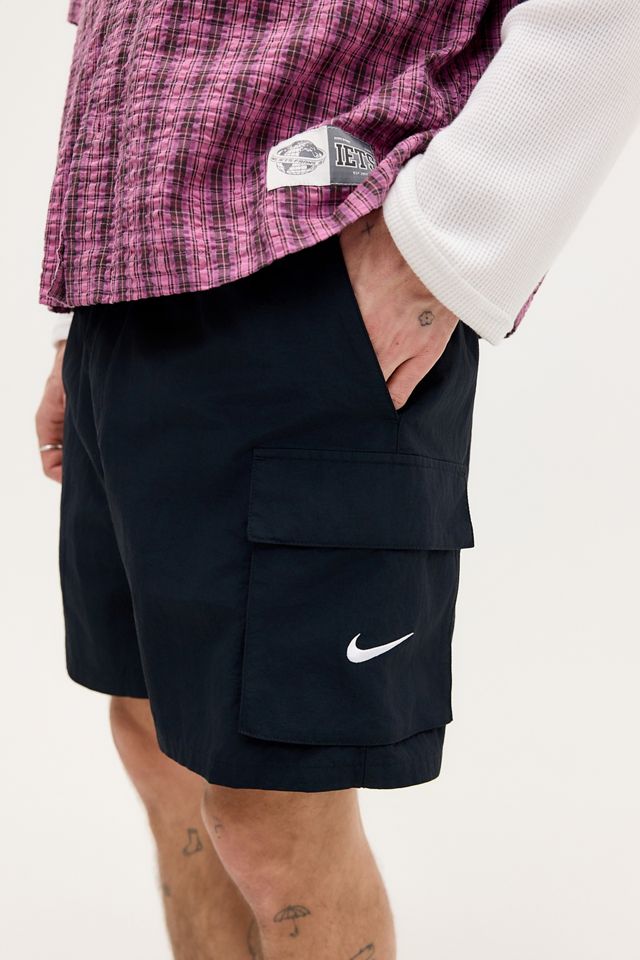 Nike 7" Black Cargo Swim Shorts #2
