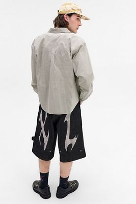 XLARGE Shorts Larghi con Ritagli Neri XL