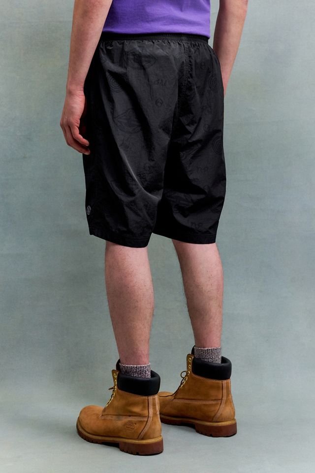 No Problemo Black Space Travel Shorts #2