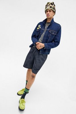 No Problemo Schwarze Weltraum-Reise-Shorts