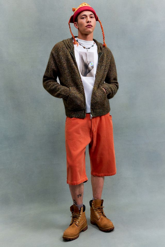No Problemo Orange Bagi Shorts #1