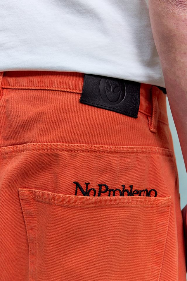 No Problemo Orange Bagi Shorts #3