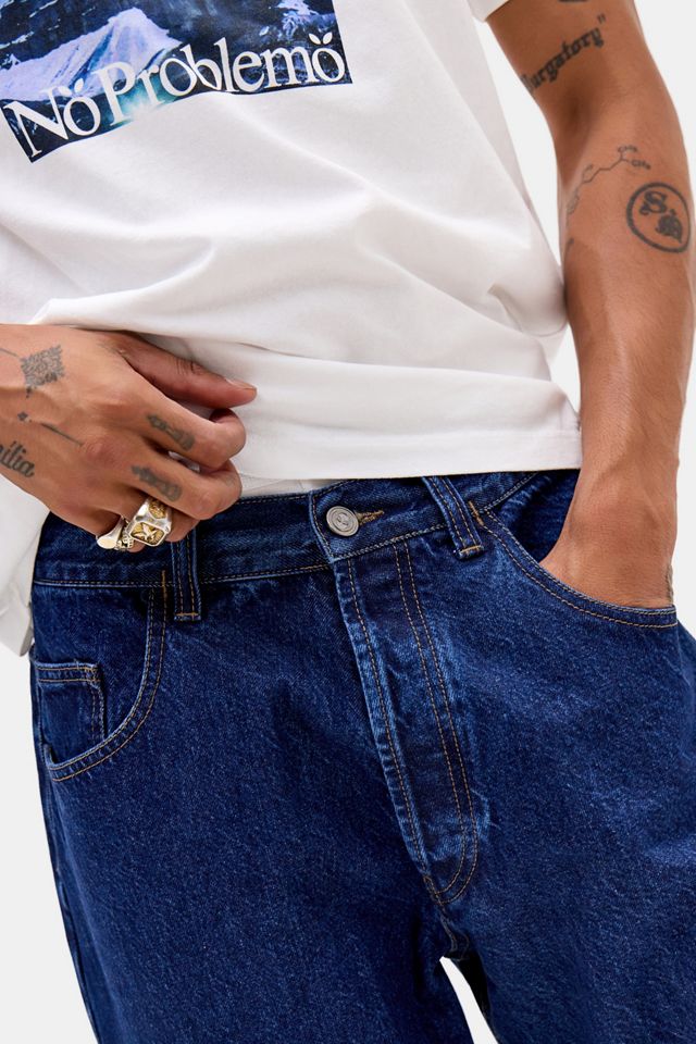 No Problemo Blue Heavyweight Bagi Jeans #4
