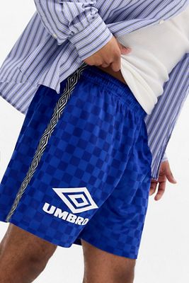 Shorts a Scacchi Blu UO Exclusive Umbro