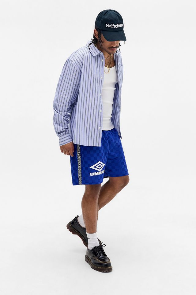 Shorts a Scacchi Blu UO Exclusive Umbro #1