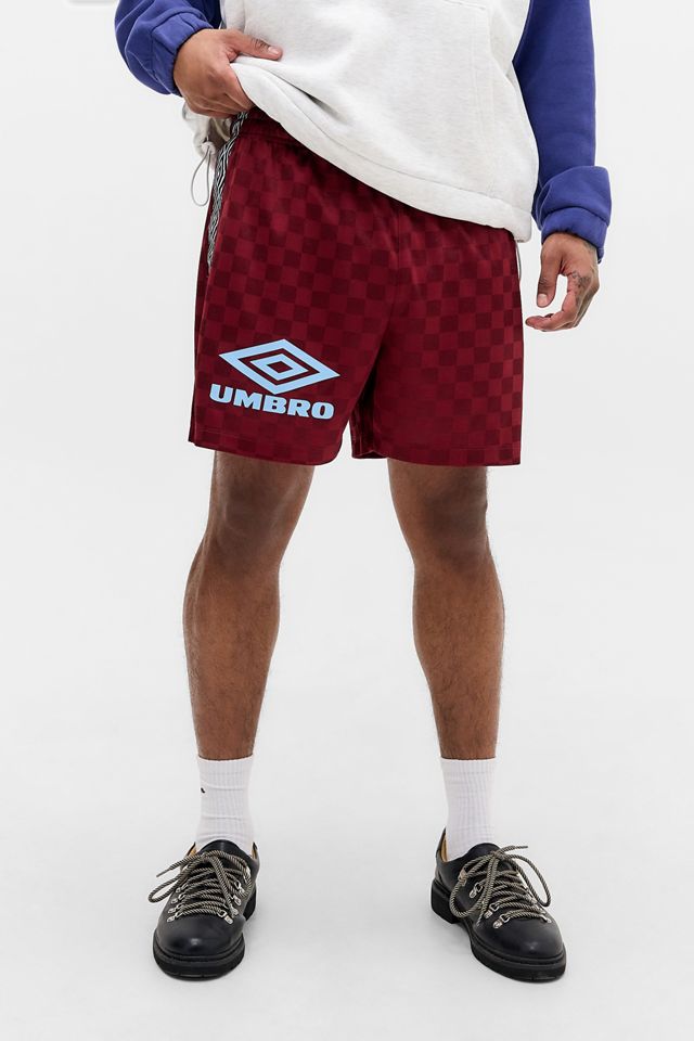 Pantaloncini a Scacchi Rosso Intenso Umbro Esclusiva UO #2