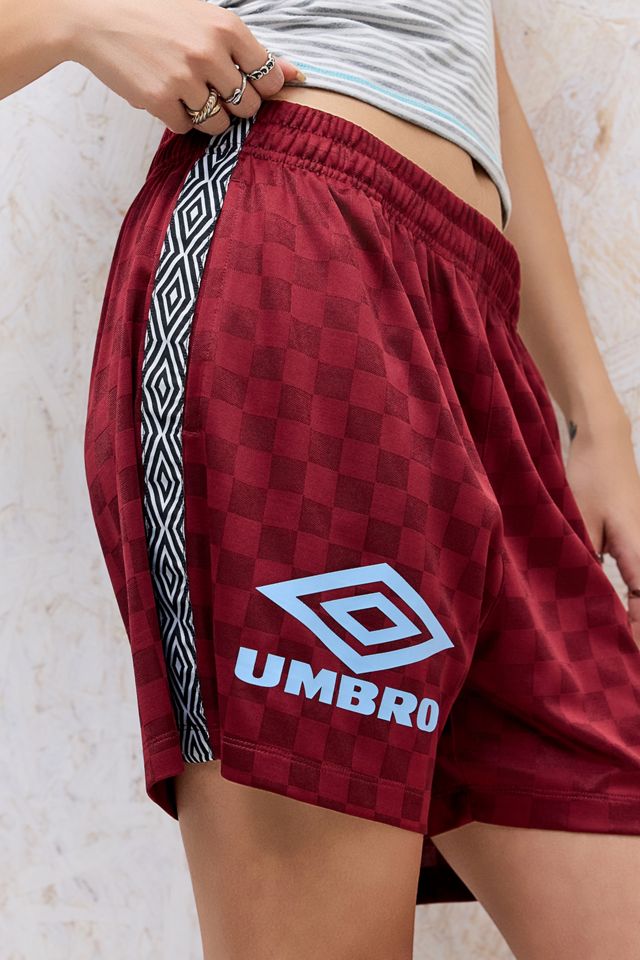 Pantaloncini a Scacchi Rosso Intenso Umbro Esclusiva UO #4