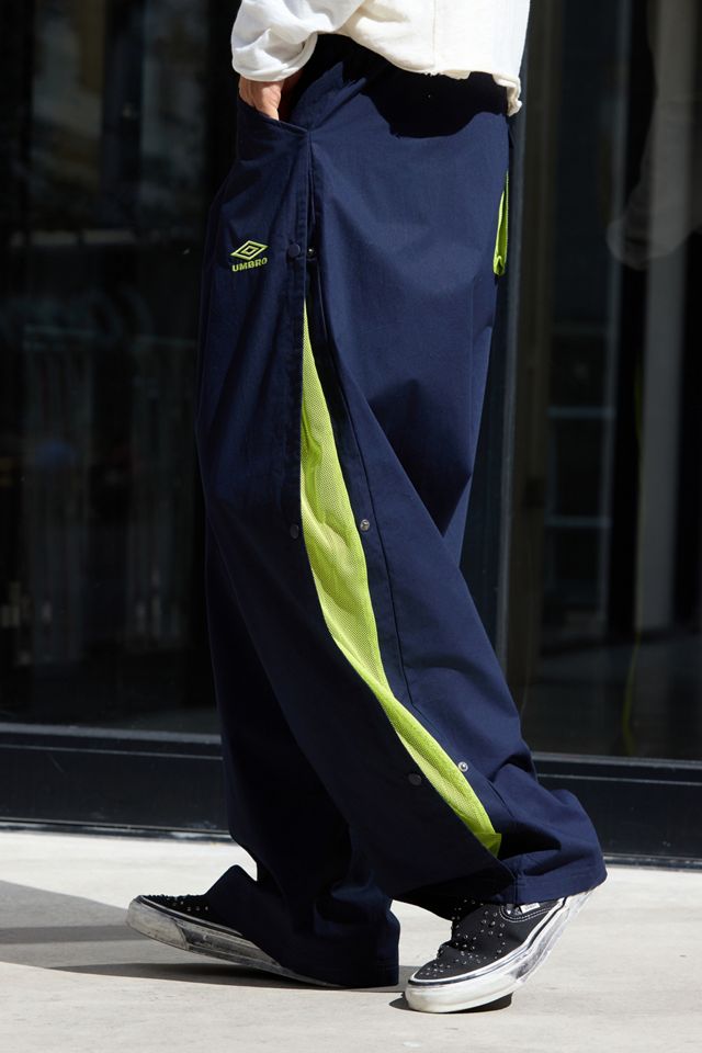 Umbro UO Exklusive Marineblaue & Grüne Mesh-Trainingshose #2