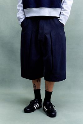 Shorts Pantalón Globo Azul Marino Anglan