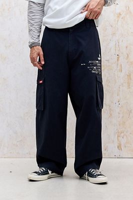 Pantalones Cargo Quicksilver Exclusivos de UO en Negro Lavado