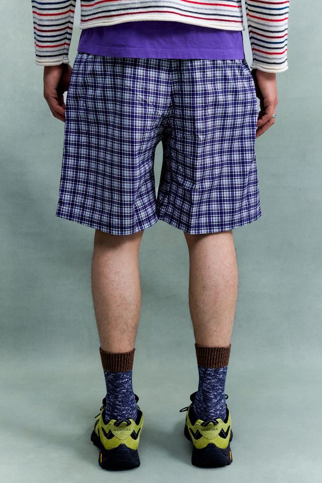 Pantalones Cortos de Concha a Cuadros Azul Marino Gramicci #2