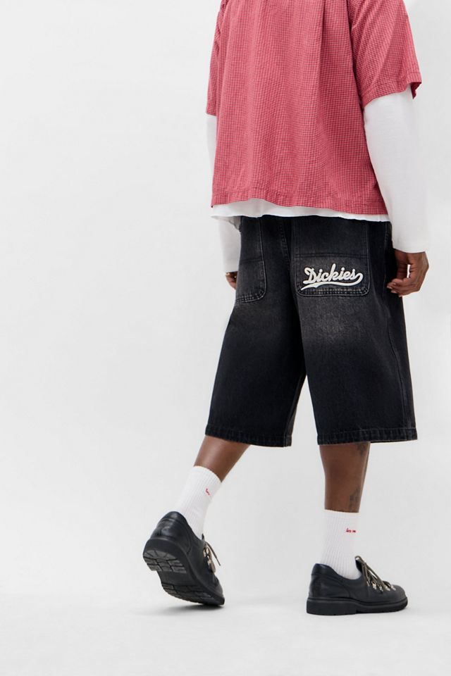 Short en jean ample à vagues noires Dickies | Urban Outfitters FR