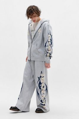 Pantalon de jogging Ed Hardy UO Exclusive gris avec appliqué