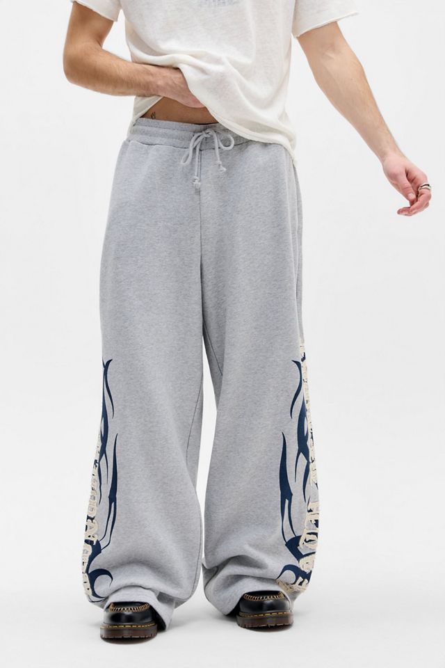 Pantaloni da Jogging Ed Hardy UO Exclusive Grigi con Applicazione #2