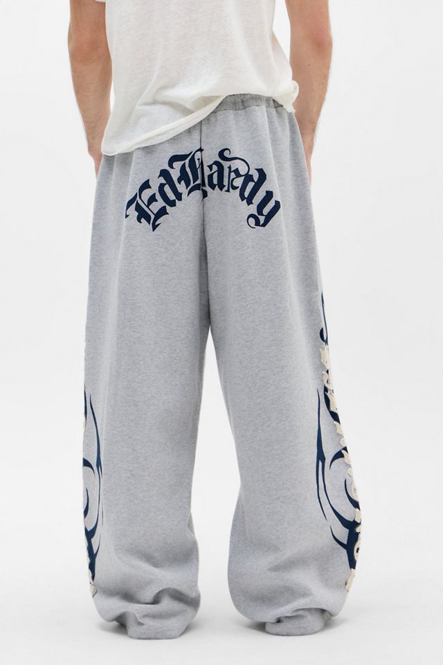 Pantaloni da Jogging Ed Hardy UO Exclusive Grigi con Applicazione #3