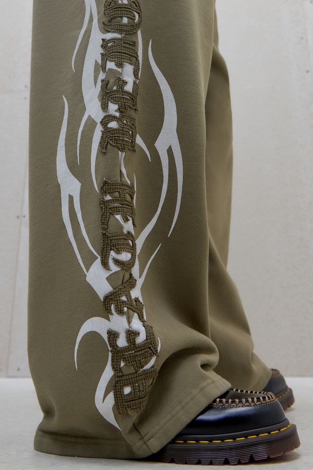 Pantaloni Jogger con Applicazione Kaki Ed Hardy Esclusiva UO #2