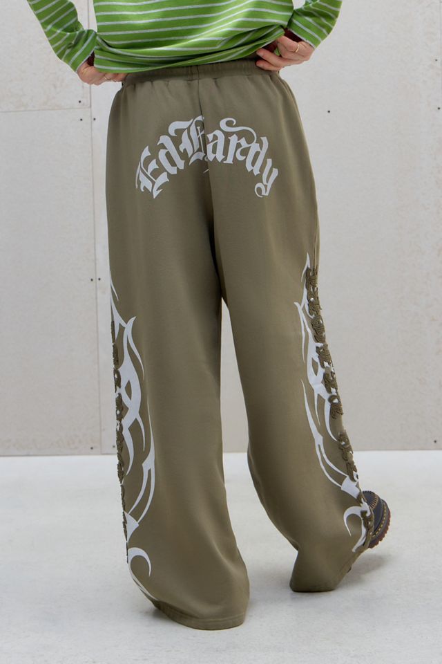 Pantaloni Jogger con Applicazione Kaki Ed Hardy Esclusiva UO #3