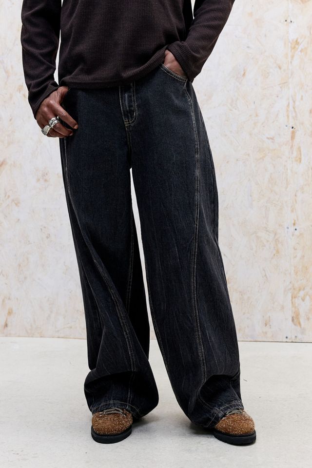 Ed Hardy UO Exclusive Black Slub Twist Jeans #1