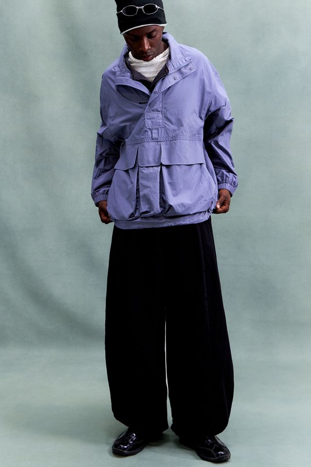 Snow Peak Light Blue Nylon Double Rip Anorak #1