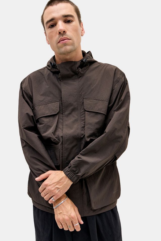 Snow Peak Brown Nylon Double Rip Anorak #1
