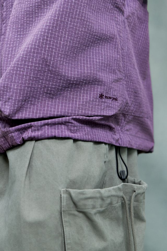 Snow Peak Purple Kasuri Ripstop Jacket #3