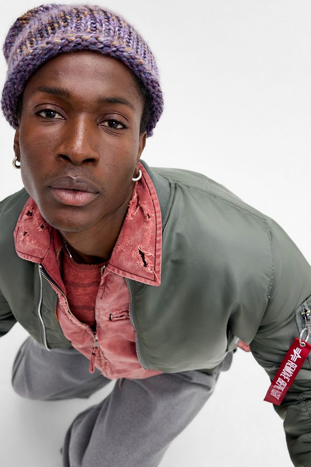 Alpha Industries Vintage Green MA-1 Heritage Bomber Jacket #6