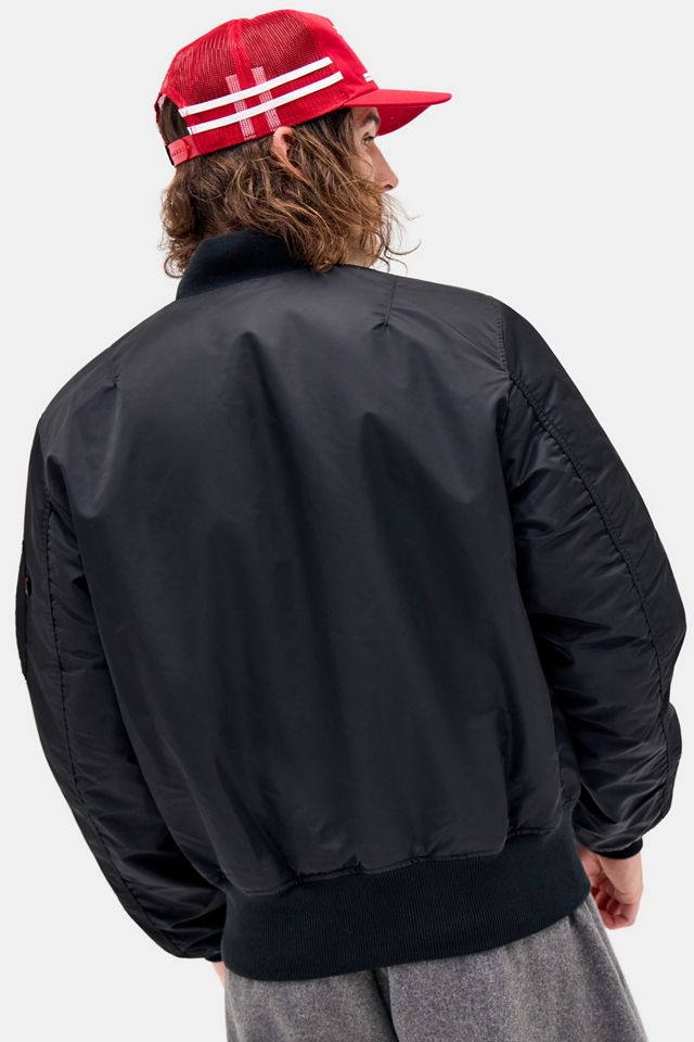 Alpha Industries All Black MA-1 Heritage Bomber Jacket #3