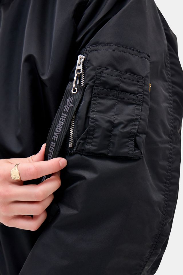 Alpha Industries All Black MA-1 Heritage Bomber Jacket #4