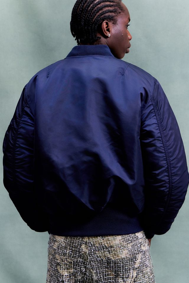 Alpha Industries Blaue MA-1 Heritage Bomberjacke #3