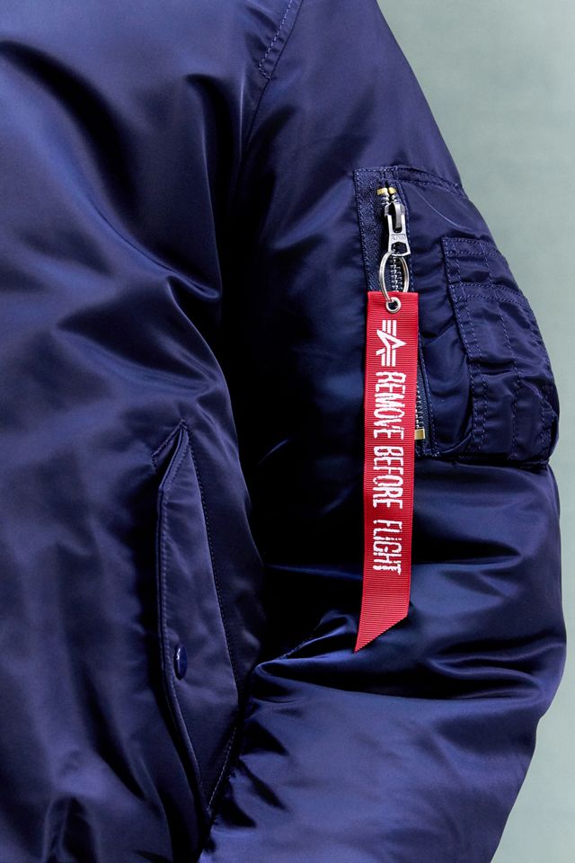 Alpha Industries Blaue MA-1 Heritage Bomberjacke #4