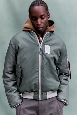 Chaqueta Bomber MA-1 USAF Verde Vintage de Alpha Industries