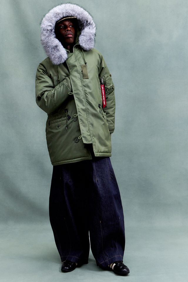 Giacca Parka Invernale N-3B VF 59 Verde Salvia Alpha Industries #1