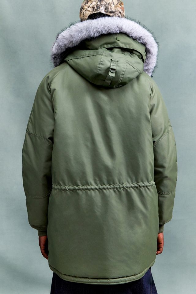 Giacca Parka Invernale N-3B VF 59 Verde Salvia Alpha Industries #3