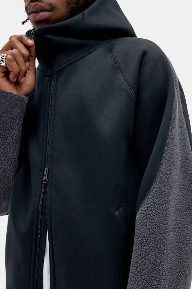 Felpa con cappuccio Nike Tech Black Boreas con zip integrale #1