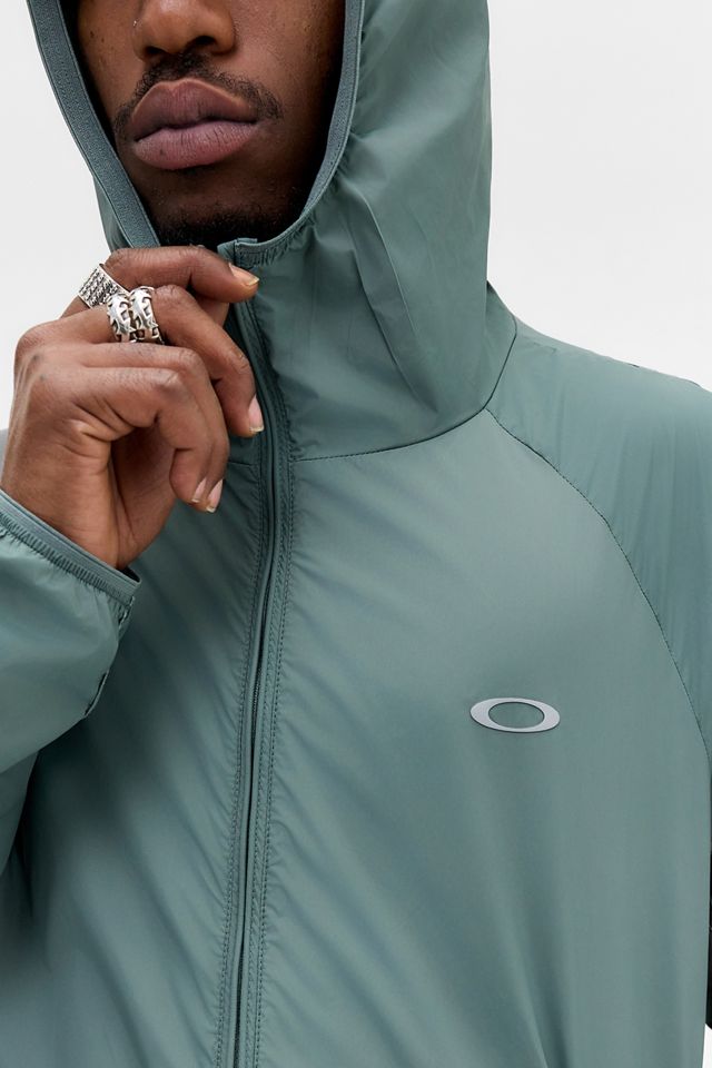 Oakley Aviator Green Edge Force Windbreaker Jacket #1