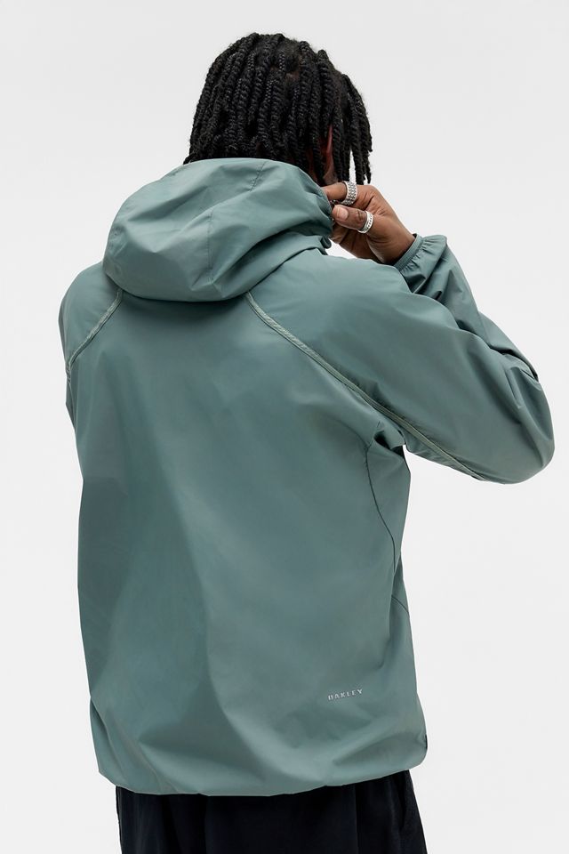 Oakley Aviator Green Edge Force Windbreaker Jacket #3