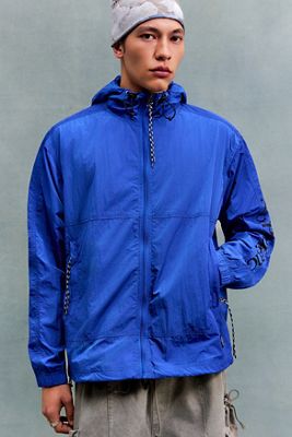 Chaqueta de Nylon Azul con Contraste No Problemo
