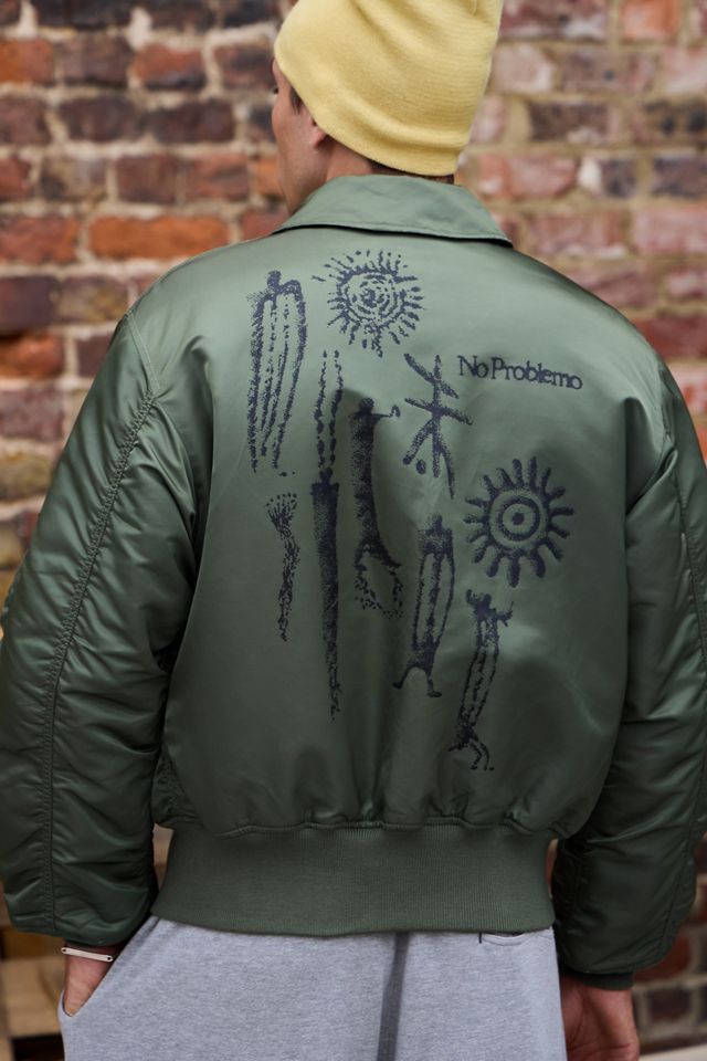 Veste zippée verte Ancient No Problemo x Alpha Industries #1