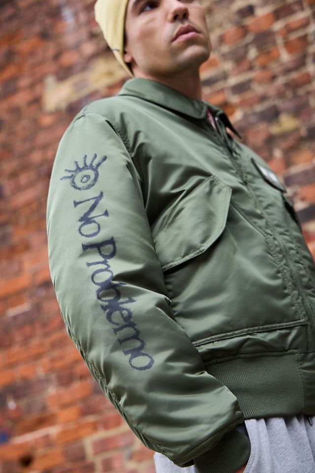 Veste zippée verte Ancient No Problemo x Alpha Industries #4