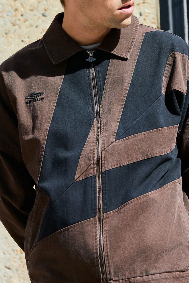 Umbro Gewaschene Braune Demitasse Drilljacke #2