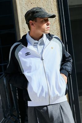Umbro White Relaxed Track Jacket