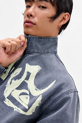 Quiksilver UO Exclusive Logo Denim Track Jacket