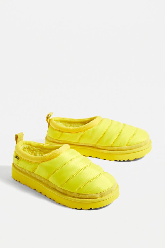 UGG Canary Yellow Tasman Puft Outdoor Slippers #1
